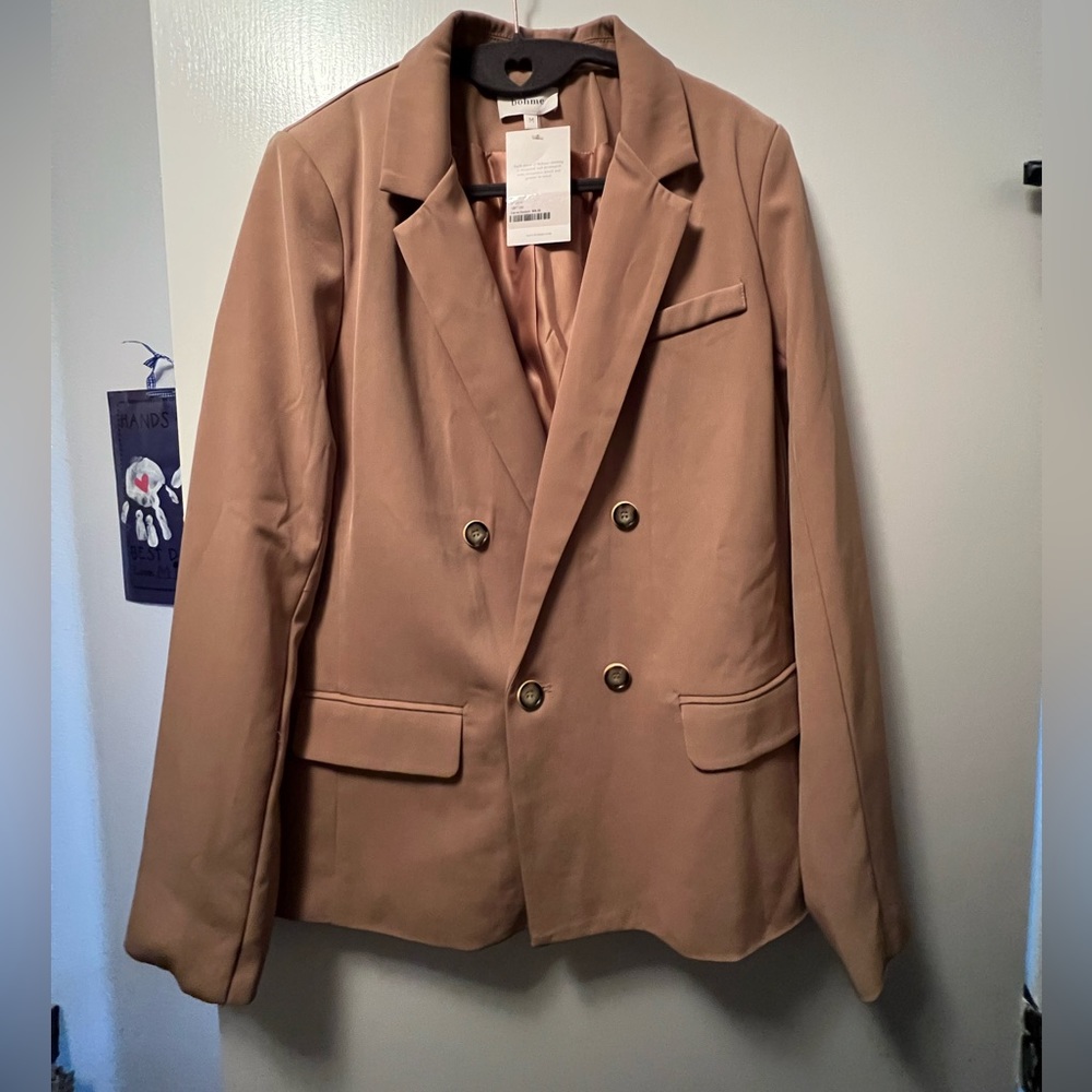 Boheme Romaine blazer in Camel size M